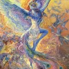 Grafika Wall Joséphine - Josephine Wall - Blue Bird*Femme De 1 500 Pièces|De 1 500 Pièces
