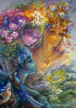 Grafika Wall Joséphine - Josephine Wall - The Three Graces*Femme Puzzles Pour Enfants|Oiseaux