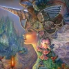 Grafika Wall Joséphine - Josephine Wall - My Lady Unicorn*Femme Oiseaux|Licornes
