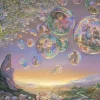 Grafika Wall Joséphine - Josephine Wall - Bubble Tree*Femme De 1 500 Pièces|De 1 500 Pièces