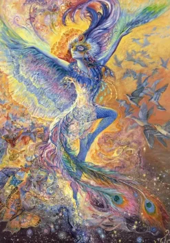 Grafika Wall Joséphine - Josephine Wall - Blue Bird*Femme Puzzles Pour Enfants|Oiseaux