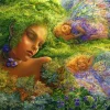 Grafika Wall Joséphine - Josephine Wall - Moss Maiden*Femme De 1 500 Pièces|De 1 500 Pièces
