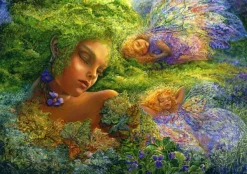 Grafika Wall Joséphine - Josephine Wall - Moss Maiden*Femme De 1 500 Pièces|De 1 500 Pièces