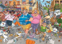 Jumbo Wasgij Original 46 - Frénésie d'achat dans l'allée centrale ! (1000 pieces)* De 1 000 Pièces|De 1 000 Pièces