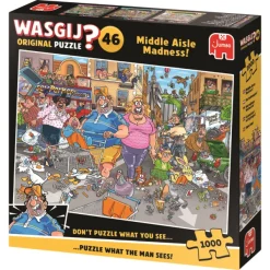 Jumbo Wasgij Original 46 - Frénésie d'achat dans l'allée centrale ! (1000 pieces)* De 1 000 Pièces|De 1 000 Pièces