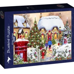 Bluebird Puzzle Winter Cottage*Femme De 2 000 Pièces|De 2 000 Pièces